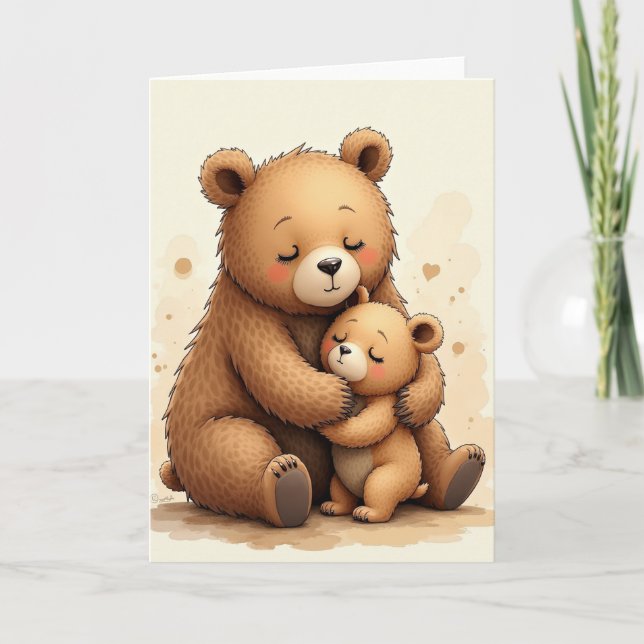 Soft Cocoa Mothers Day Card (Front)