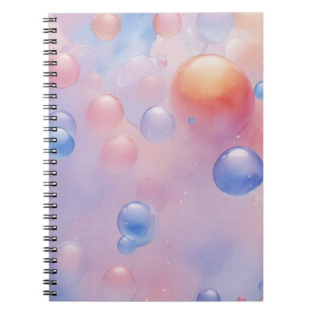 Soft Color Balloons Notebook (Front)