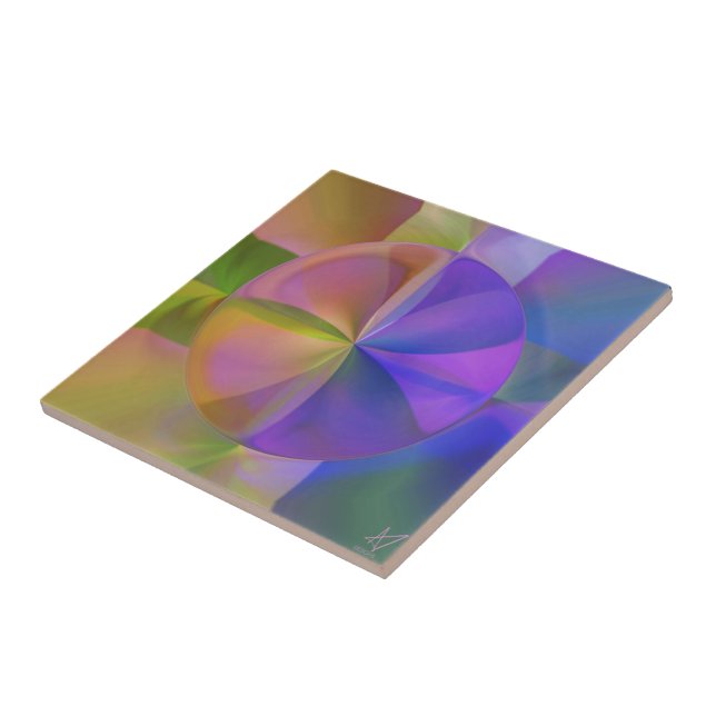 Soft Color Ceramic Tile (Side)