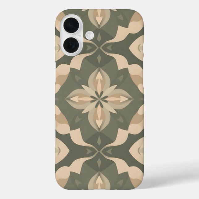 Soft Color Organic iPhone16 Case - Seamless Digita (Back)