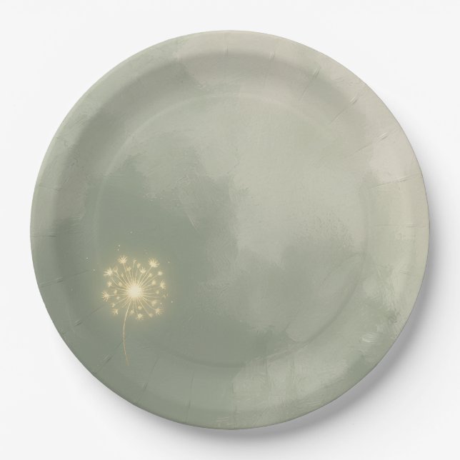  Soft Color  Paper Plates (Front)
