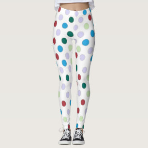 Soft Color polka dot Leggings