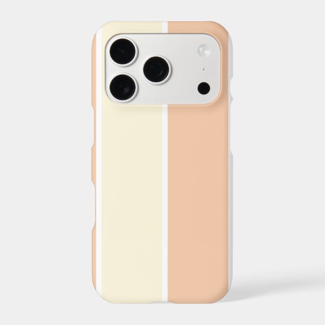 Soft Color Vertical Stripe Pattern Design iPhone Case (Back)