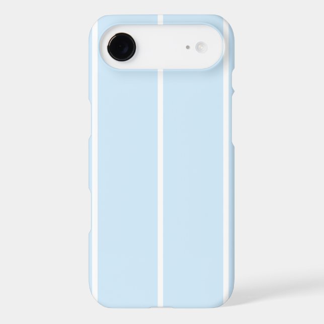 Soft Color Vertical Stripe Pattern Design iPhone Case (Back)