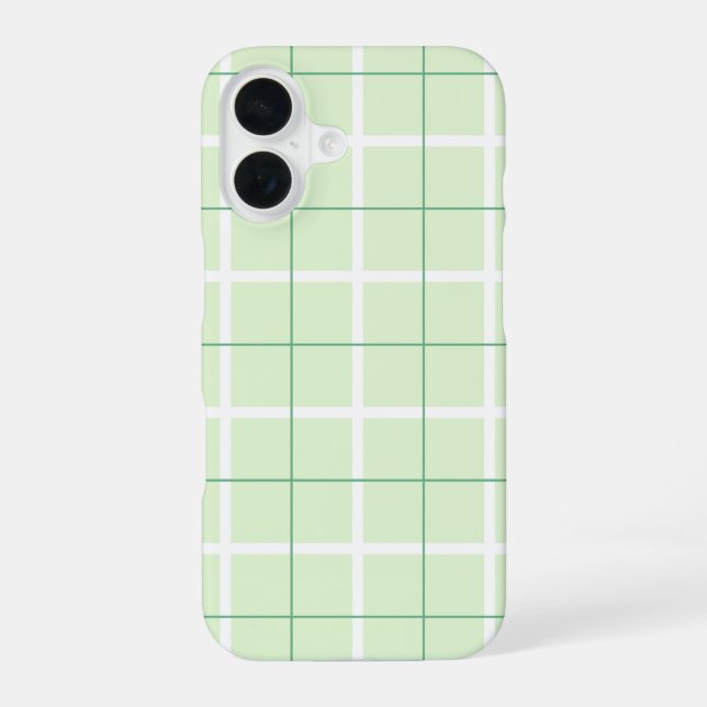 Soft Color Vertical Stripe Pattern Point Design iPhone Case (Back)