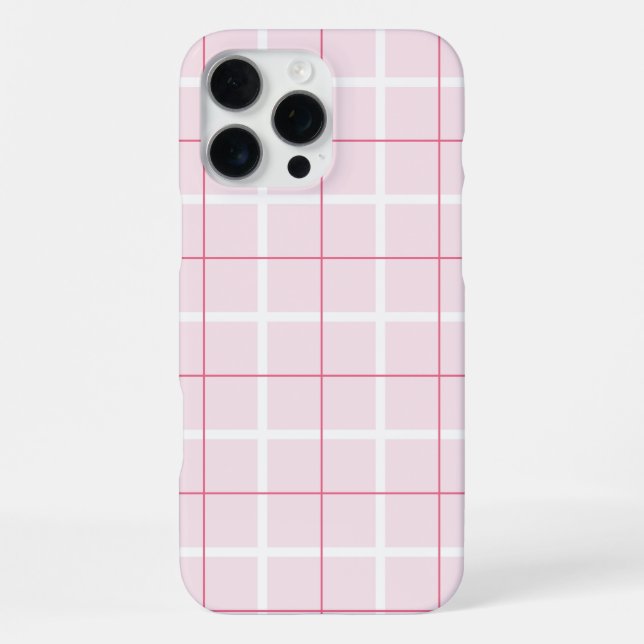 Soft Color Vertical Stripe Pattern Point Design iPhone Case (Back)