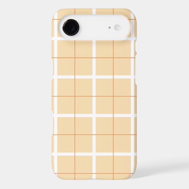 Soft Color Vertical Stripe Pattern Point Design iPhone Case (Back)