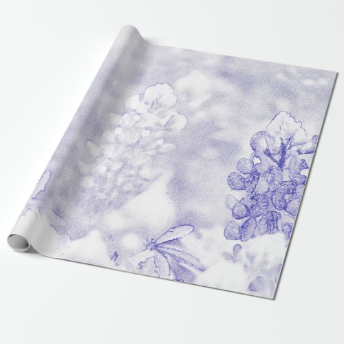 Soft Colors Bluebonnet Wrapping Paper