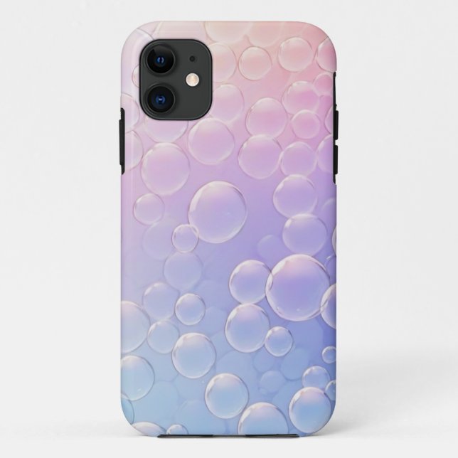 Soft Colors Bubbles Case-Mate iPhone Case (Back)