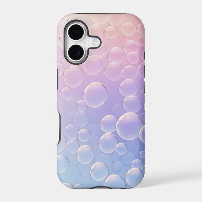 Soft Colors Bubbles Iphone Case (Back)