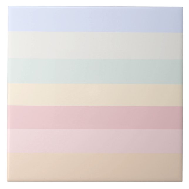 Soft Colors  Ceramic Tile (Front)