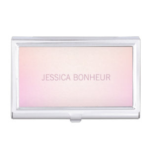 Soft Colors Fading Ombre Business Card Case