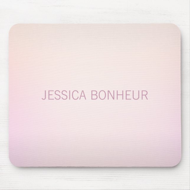 Soft Colors Fading Ombre Mouse Pad (Front)