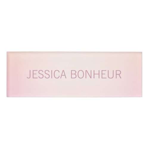 Soft Colors Fading Ombre Name Tag