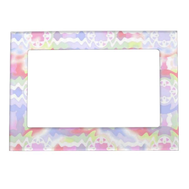 Soft Colors Print Magnetic Picture Frames (Front)