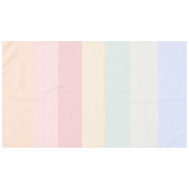 Soft Colors  Tablecloth (Front (Horizontal))
