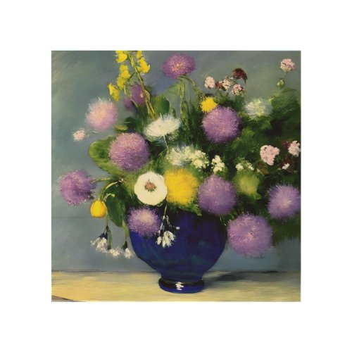 Soft Colour Flower Vase Print