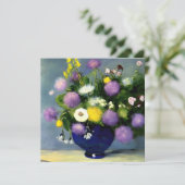 Soft Colour Flower Vase Print (Standing Front)