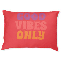 Soft comfort. Happy dogs. Good vibes only.” Pet Bed