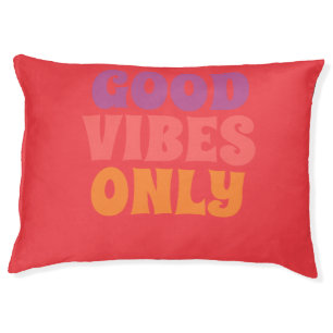 Soft comfort. Happy dogs. Good vibes only.” Pet Bed