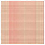 Soft Coral Peach Plaid Fabric Pattern