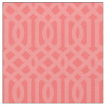 Soft Coral Trellis Fabric