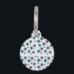 Soft Cottagecore Floral Pattern | Pastel Aesthetic Pet ID Tag<br><div class="desc">A soft and dreamy cottagecore floral pattern featuring pastel purple and teal flowers on a subtle dotted background. This design captures a gentle, vintage garden aesthetic perfect for those who love calm, cozy, and feminine styles. Ideal for apparel, phone cases, and home decor, this cute and aesthetic floral pattern adds...</div>
