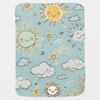 Soft & Cozy with Gentle Pastel Pattern Baby Blanke Baby Blanket