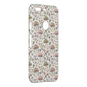 Soft Cream Fungi Pattern Uncommon Google Pixel Case (Back/Right)