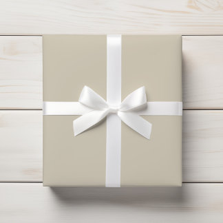 Soft Creamy Pistachio Beige Wrapping Paper