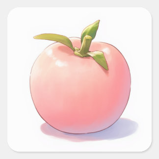 Soft Creative Art Square Sticker