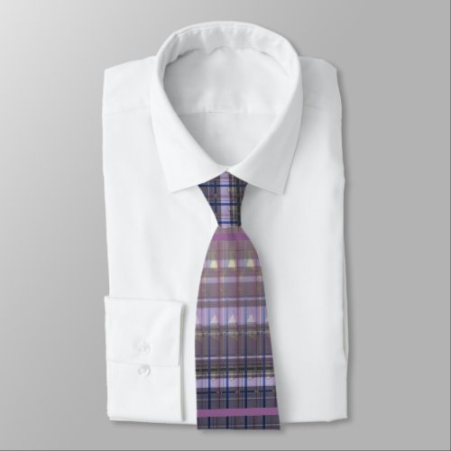 Soft Cutting Purple 29 Abstract Design Tie
