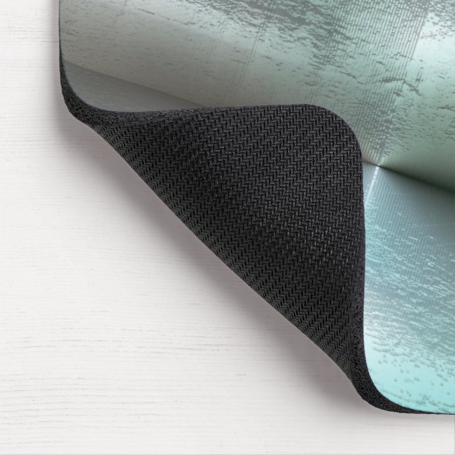 Soft cyan gray rocky texture with digital details  mouse pad (Corner)