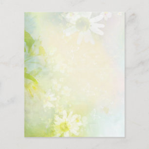 Soft daisies scrapbook background