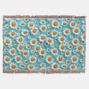 🌼 Soft Daisy Bloom Cozy Home Decor 🌼 Throw Blanket