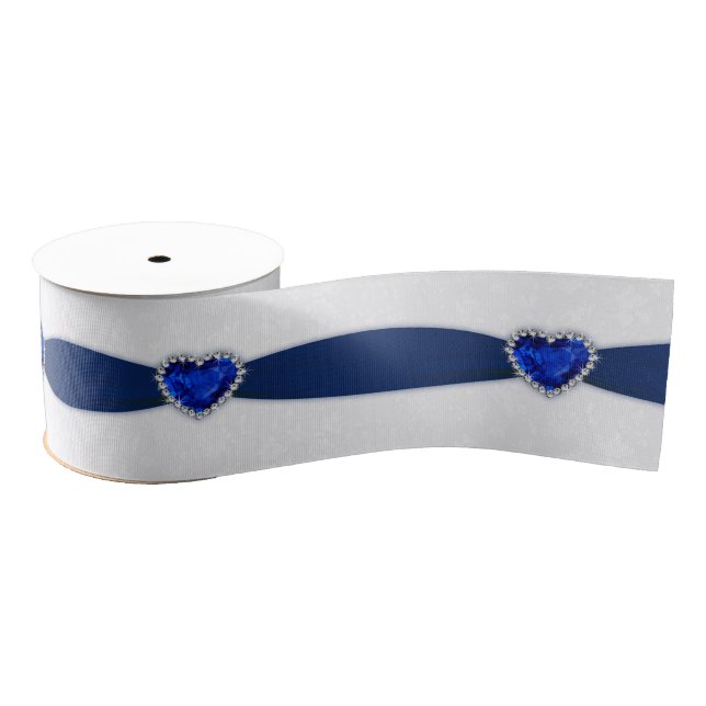 Soft Damask 45th Wedding Anniversary Ribbon (Spool)
