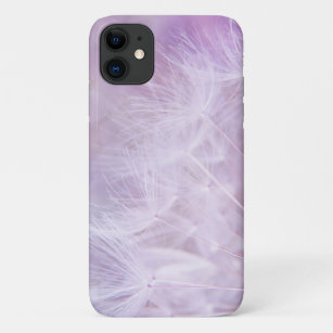 Soft Dandelion Seeds on Purple   Custom iPhone 11 Case