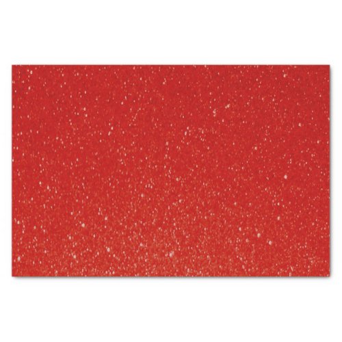 Soft Dark Red Glitter Print Tissue Paper