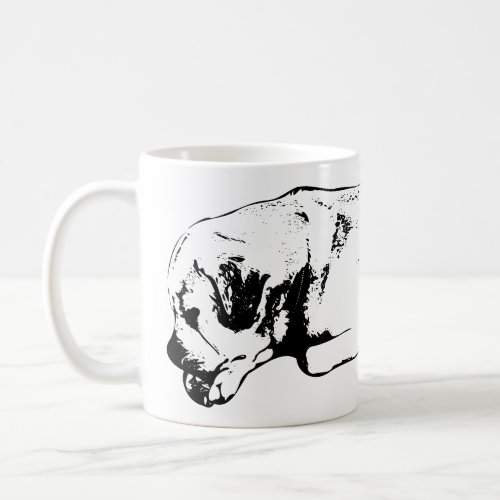 Soft Day, Dog at Ease Coffee Mug
