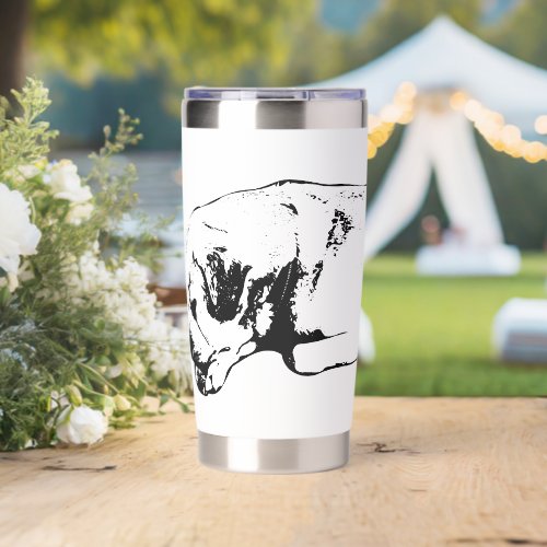 Soft Day, Dog at Ease Insulated Tumbler