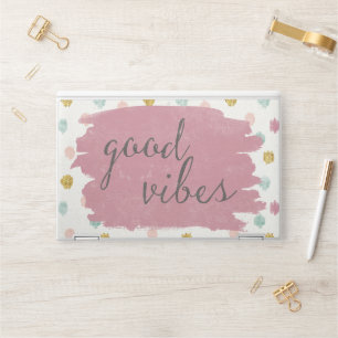Soft Deco IV   Good Vibes HP Laptop Skin