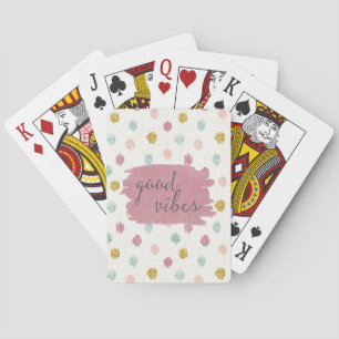 Soft Deco IV Good Vibes Poker Cards