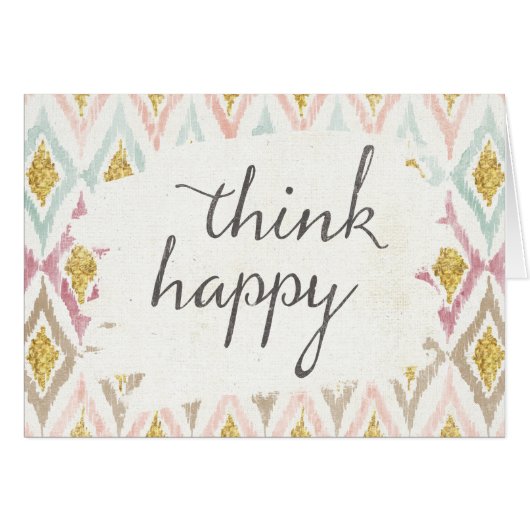 Soft Deco V | Think Happy Cards (Front Horizontal)