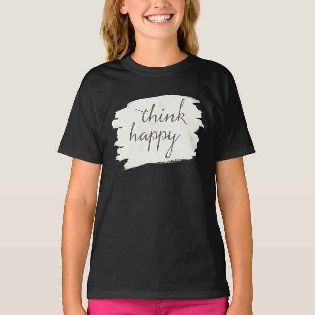 Soft Deco V | Think Happy T-Shirt (Front)