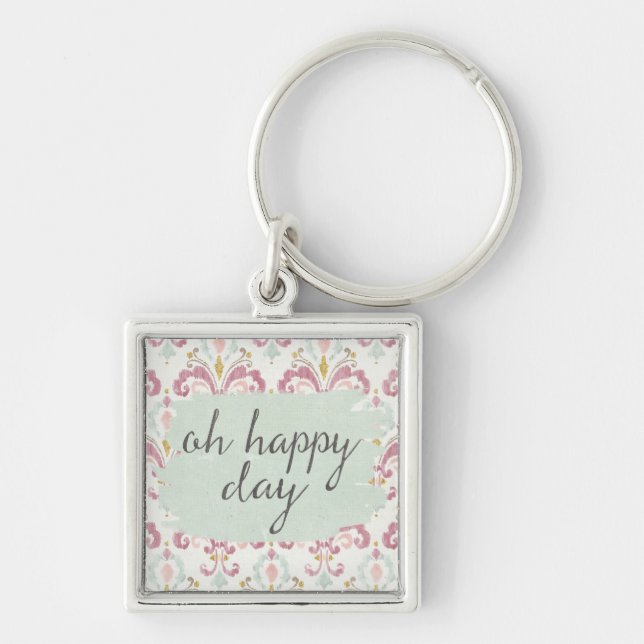 Soft Deco VI | Oh Happy Day Keychain (Front)