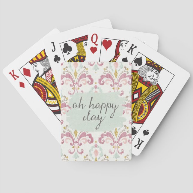 Soft Deco VI | Oh Happy Day Poker Cards (Back)