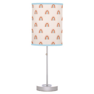 Soft Doodle Rainbow Pattern Table Lamp