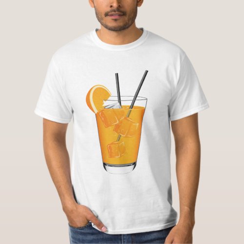 Soft Drink Orange Juice T_ Shirt