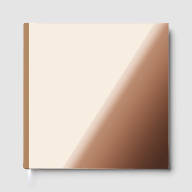 Soft Dusty Rose Pink Background – Wedding Foil Guest Book (Front)