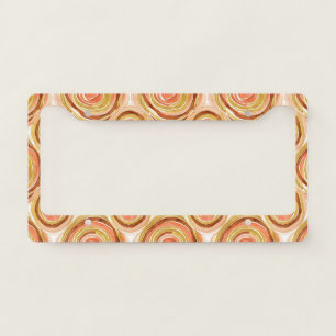 Soft Earthy Abstract (3) License Plate Frame